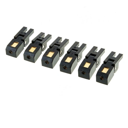 Schaller FLoyd Rose Saddles - Set of 6 - Black Chrome 