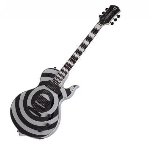 Wylde Audio Odin Grail Electric Guitar  Black / Silver Bullseye