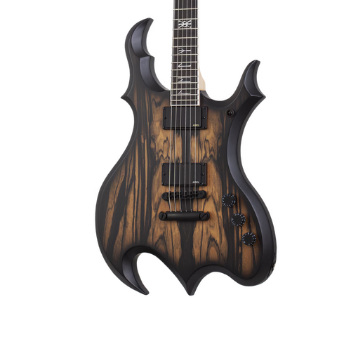 Wylde Audio Wrathmaker Pale Moon Ebony with Black Burst Electric Guitar