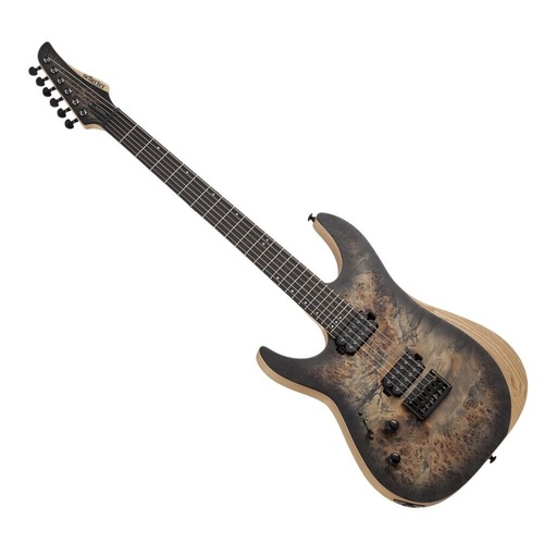 Schecter Reaper-6 Left-handed Electric Guitar - Satin Charcoal Burst