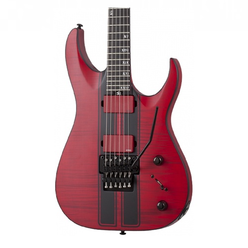 Schecter Banshee GT-6 FR Electric Guitar - Satin Trans Red Fact 2nd