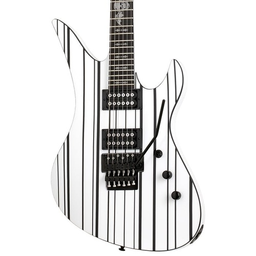Schecter Synyster Gates Standard White & black pinstripes Electric Guitar