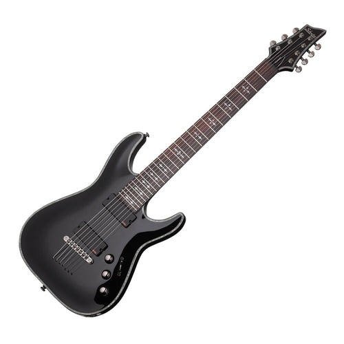 Schecter Hellraiser C-7  7-String Electric Guitar Gloss Black 