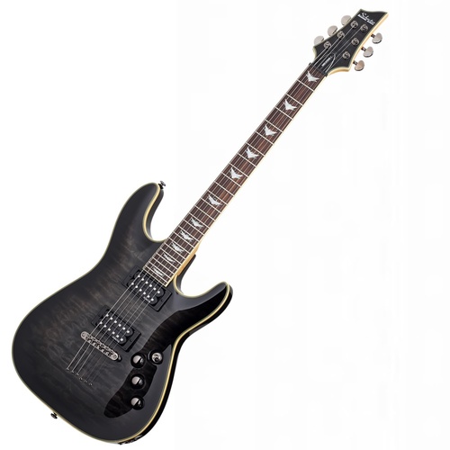 Schecter Omen Extreme-6 Electric Guitar - See-Thru Black