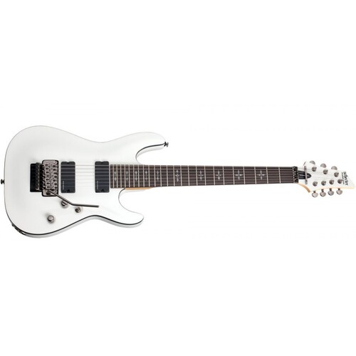 Schecter SCH3250 Demon-7 FR Vintage White 7 String Electric Guitar Fact 2nd