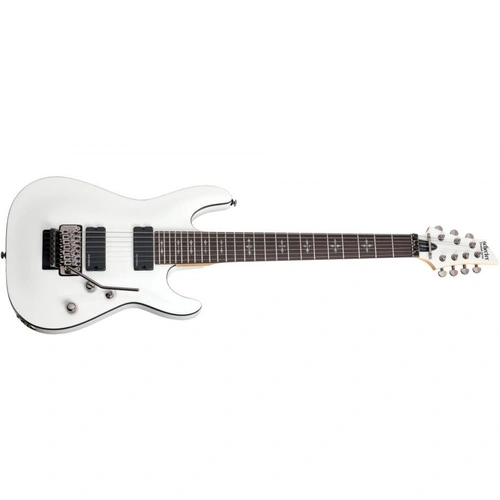 Schecter SCH3250 Demon-7 FR Vintage White 7 String Electric Guitar 
