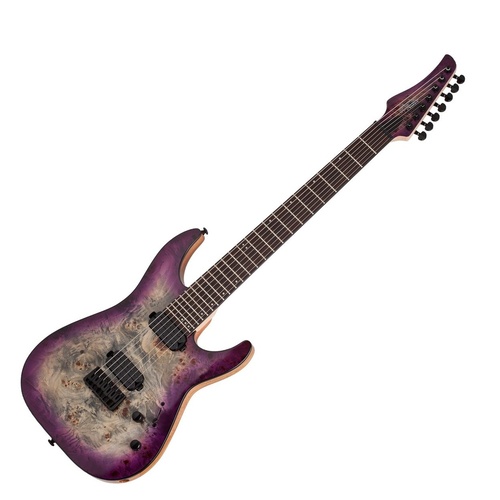 Schecter C-7  PRO  ARB 7-String Electric Guitar Aurora Burst