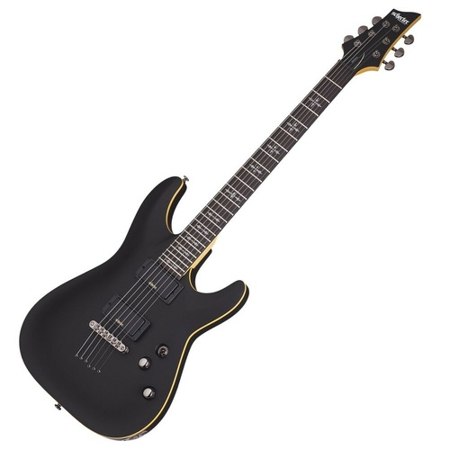 Schecter Research Demon 6 Electric Guitar Electric Aged Black Satin (ABSN) 