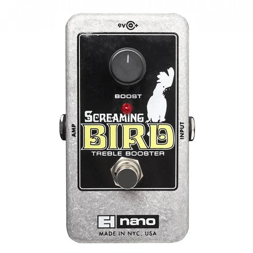 Electro-Harmonix Screaming Bird Treble Booster Guitar Effects Pedal