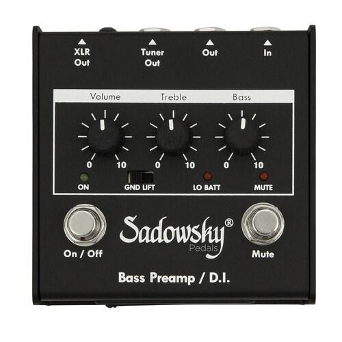 Sadowsky Outboard Bass Preamp / DI Pedal  SBP1-V2