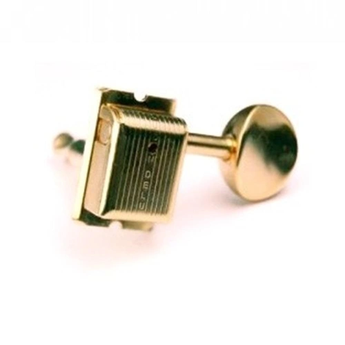 Genuine Kluson 6 in Line Tuners (set of 6) - Gold With slotted Posts