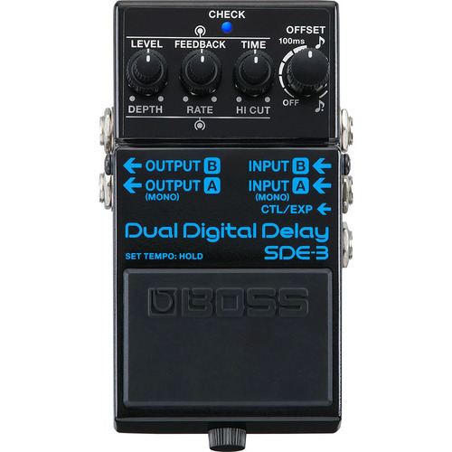 Boss SDE-3 Dual Digital Delay Guitar Effects Pedal SDE3