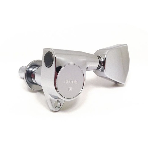 Gotoh SG3014 'Grover Style' Tuning Keys (set of 6) - 3 a Side - Chrome - Tulip Heads