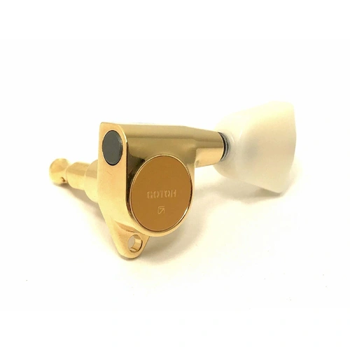 Gotoh SG301-P4N 'Grover Style' Tuning Keys (set of 6) - 3 a Side - Gold