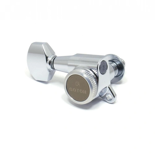 Gotoh Locking Left Hand Tuning Keys 7 in line - Reverse Headstock - Chrome