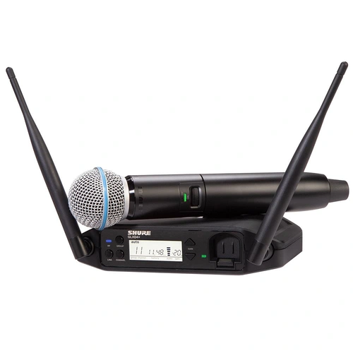 Shure GLXD24+B58 Dual-Band Wireless Vocal System BETA 58A