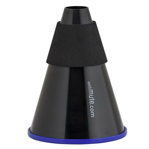 sshhmute Practice Mute for French Horn (for Large bells) in Blue 