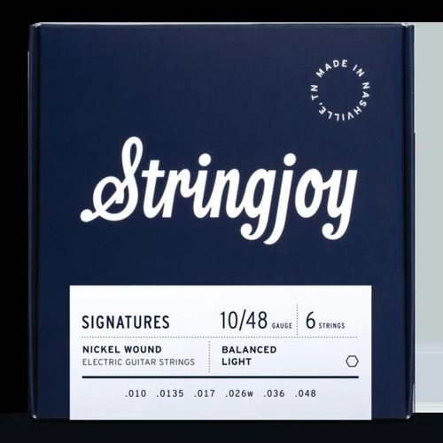Stringjoy Signatures | Balanced Super Light Electric Guitar Strings Gauge (10-48)