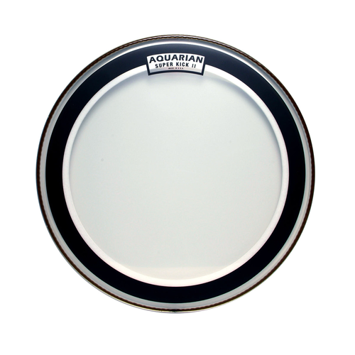 AQUARIAN SKII22 SUPERKICK II CLEAR 2PLY BASS DRUM
