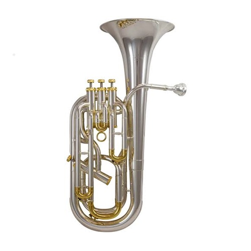 Schagerl SLBHJMS 4 Valve Baritone Horn - James Morrison Edition Silver Plated