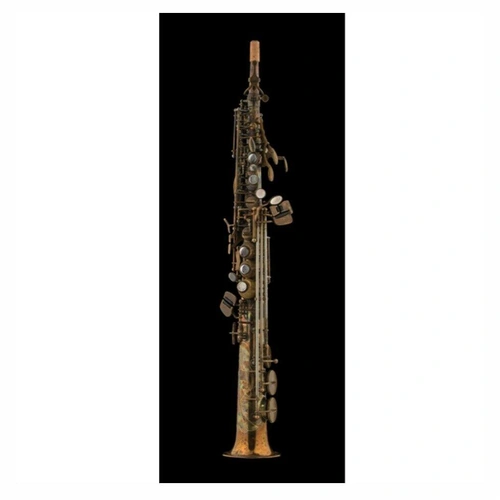 Schagerl Superior Series Straight Soprano Saxophone High F# Vintage Finish