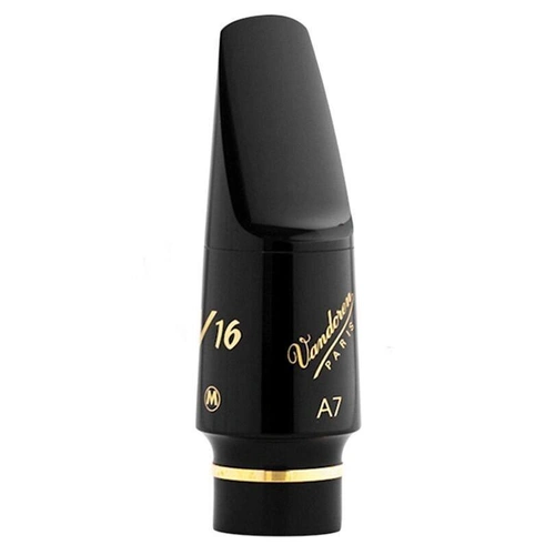  Vandoren V16 Series Hard Rubber Alto Saxophone Mouthpiece  A7 - Medium Chamber 
