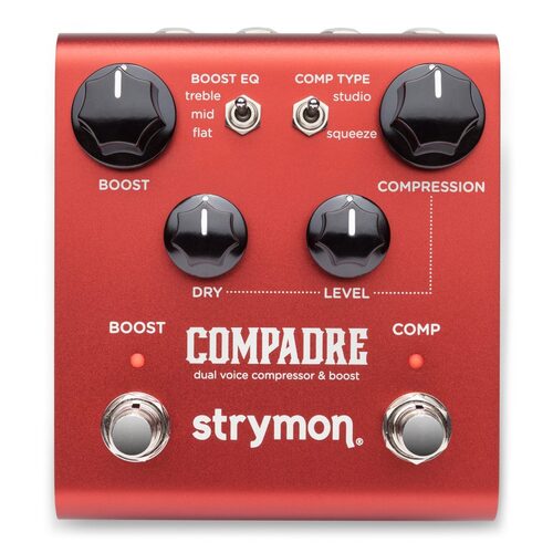 Strymon Compadre Dual Voice Compressor & Boost Effects Pedal