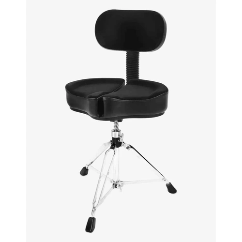 AHEAD SPINAL-G DRUM 18" THRONE WITH BACKREST - BLACK SPG-BBR