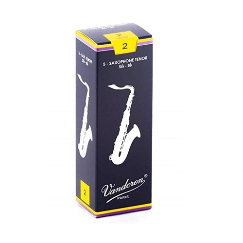 Vandoren SR222 Tenor Sax Traditional Reeds Strength 2 , Box of 5