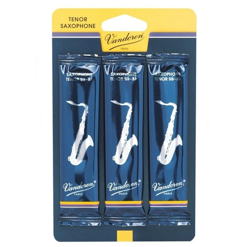 Vandoren SR223/3 Tenor Sax Traditional Reeds Strength 3 , 3 Reeds 