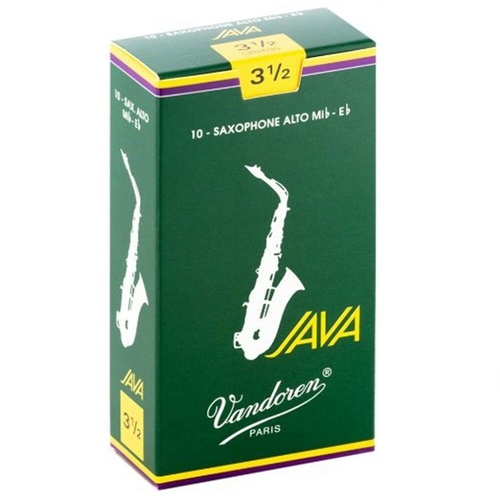 Vandoren SR2635 Alto Sax JAVA Reeds Strength 3.5  Box of 10 