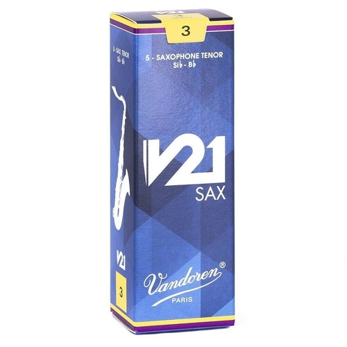 Vandoren SR823 Tenor Saxophone Reeds V21 Box of 5 Strength 3