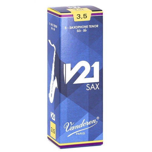 Vandoren SR8235 Tenor Saxophone Reeds V21 Box of 5 Strength 3.5