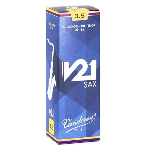 Vandoren SR8235 Tenor Saxophone Reeds V21 Box of 5 Strength 3.5