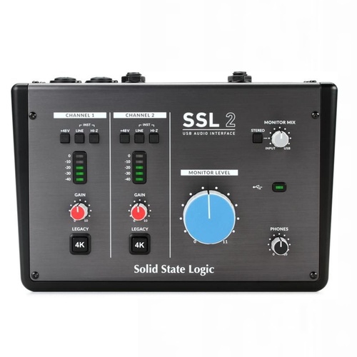 Solid State Logic SSL2 2x2 USB Audio Interface - 2-in/2-out
