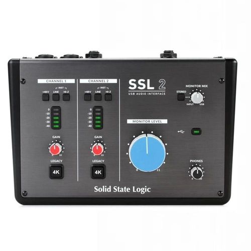 Solid State Logic SSL2 2x2 USB Audio Interface - 2-in/2-out