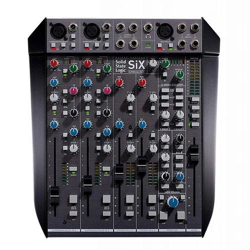 Solid State Logic SiX 6-channel Desktop Analog Mixer with 2 SuperAnalogue Mic Preamps