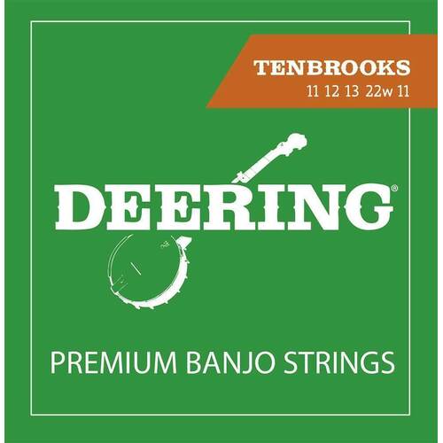 Deering Nickel-Plated Steel .011-.22 Tenbrooks 5-String Banjo Strings
