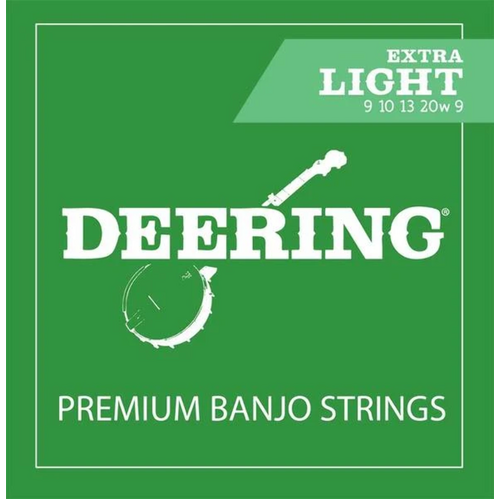 Deering Nickel-Plated 5-String Banjo strings - Extra Light