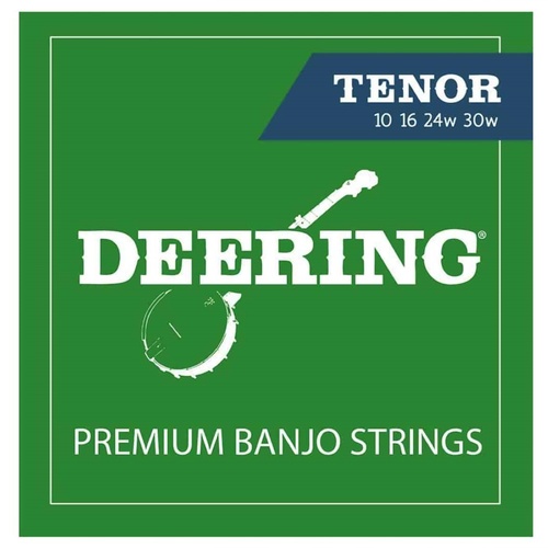Deering 4-String Tenor Banjo Strings Set Standard Tuning  10 - 30w ST-T