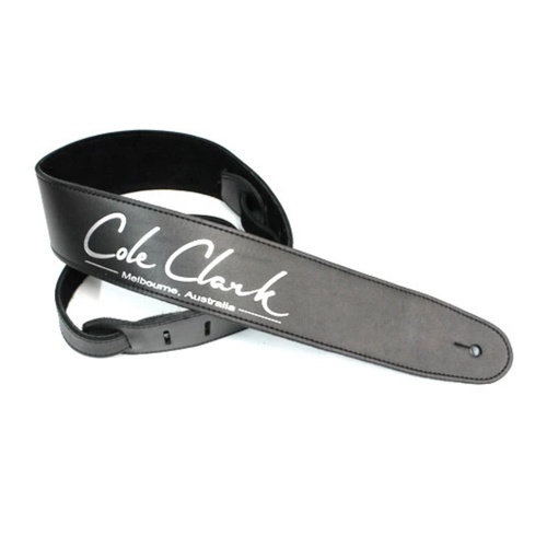 Cole Clark Guitar Strap - Black  - Leather