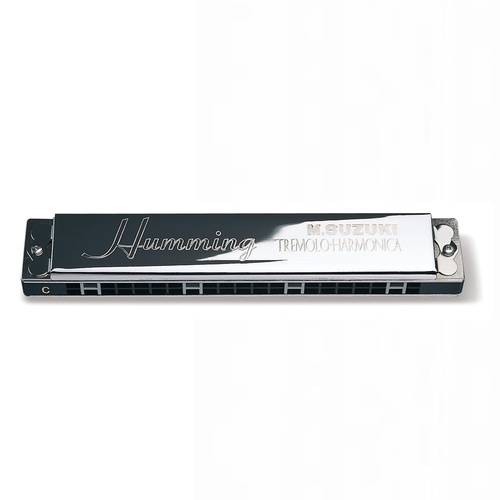 SUZUKI Humming Tremolo 21-Hole Diatonic Harmonica, Key Of A-Minor