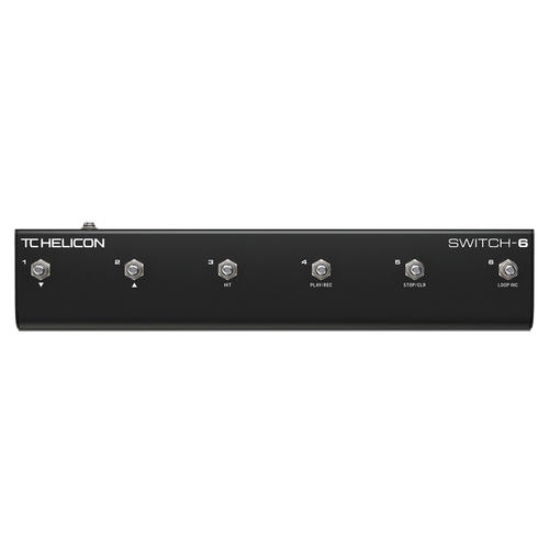 TC Helicon Sturdy 6-Switch Accessory Footswitch For Expanded Remote Control