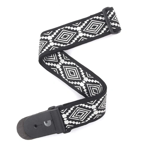D'addario Planet Waves T20W1413 2-Inch Guatemalan Guitar Strap - Black
