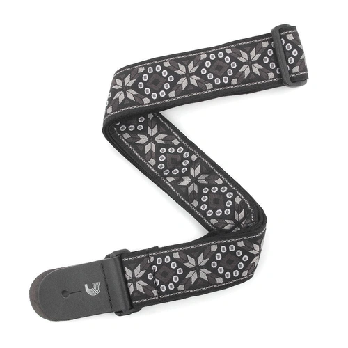 D'Addario Woven Guitar Strap, Monterey 4, Black
