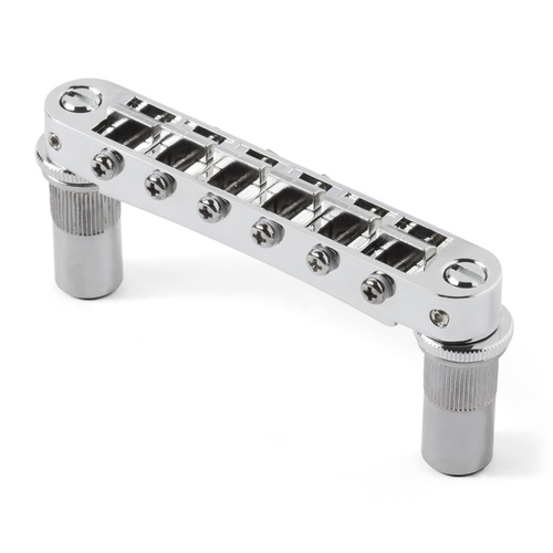 TonePros T3BT Tune-o-matic Bridge Metric Large Posts Chrome