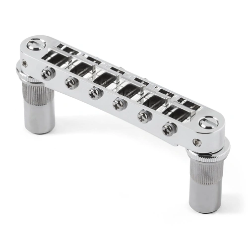 TonePros T3BT Tune-o-matic Bridge Metric Large Posts Chrome