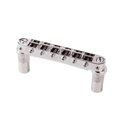 TonePros T3BT Tune-o-matic Bridge Metric Large Posts Nickel