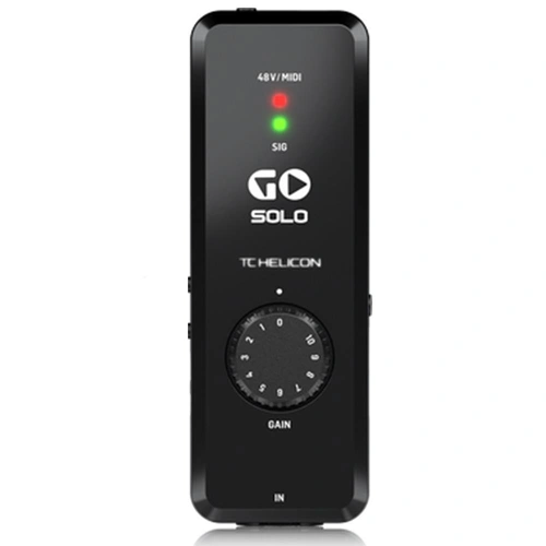 TC-Helicon GO SOLO Audio/MIDI Interface for Mobile Devices