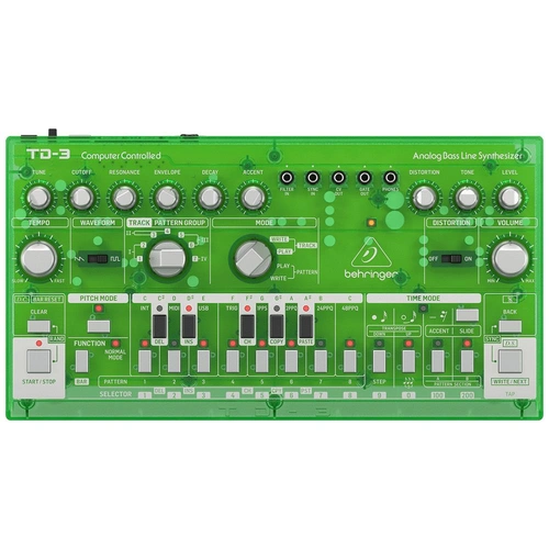 The Behringer TD3 LM Analog Bass Line Synthesizer With VCO And VCF